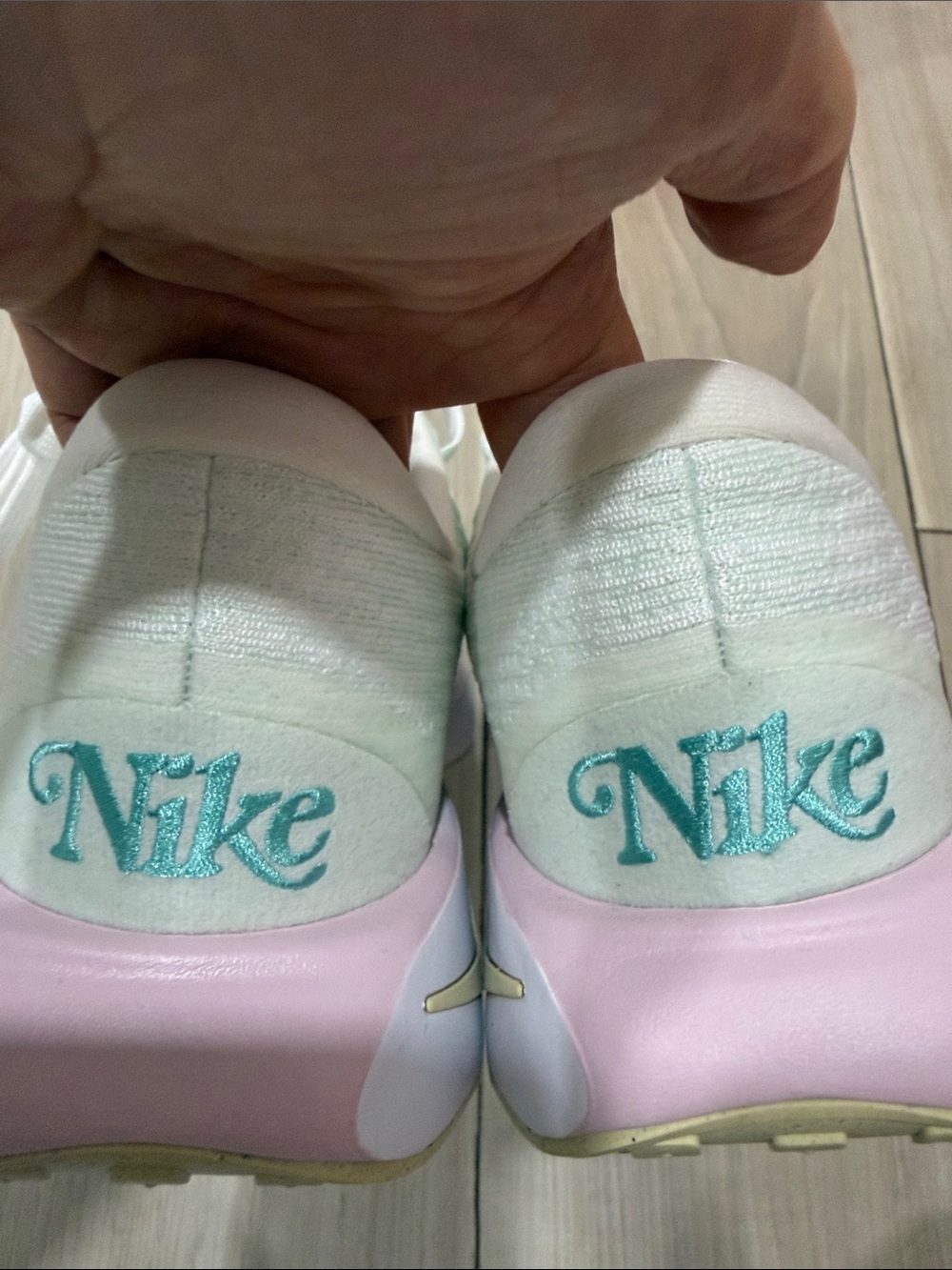 Nike Women's Trainers - Pink & Pale Yellow Accents - Picture 6 of 8